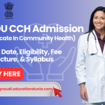 IGNOU CCH Admission