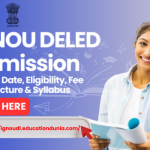 IGNOU DELED Admission