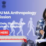 IGNOU MA Anthropology Admission