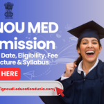 IGNOU MED Admission