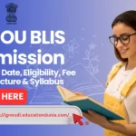 IGNOU BLIS Admission