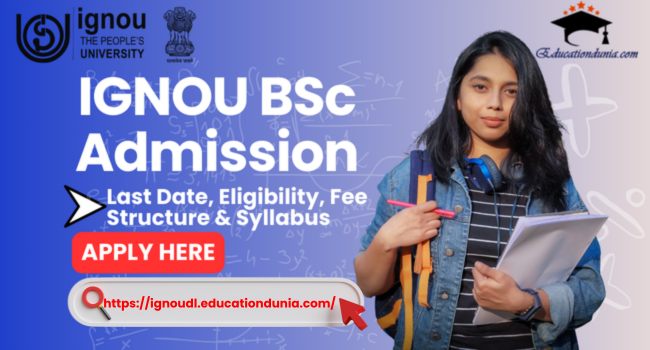 IGNOU BSC Admission