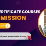 IGNOU Certificate Courses Admission