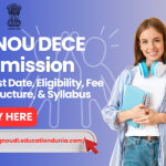IGNOU DECE Admission