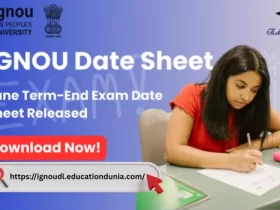 IGNOU Date Sheet