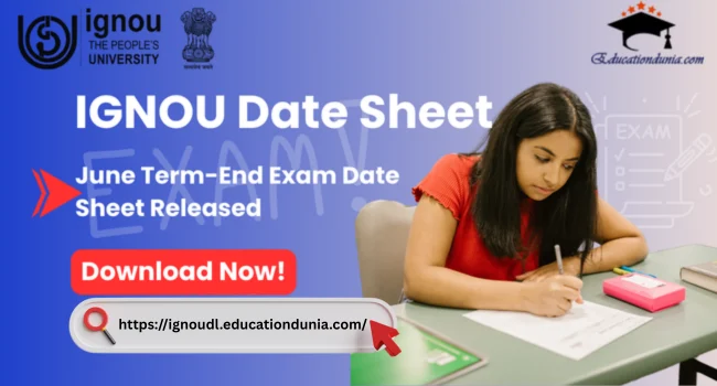 IGNOU Date Sheet