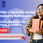 IGNOU MA Corporate Social Responsibility Admission