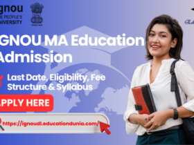 IGNOU MA Education Admission