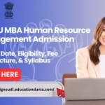 IGNOU MBA Human Resource Management Admission