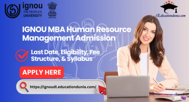IGNOU MBA Human Resource Management Admission