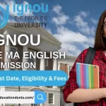 IGNOU Online MA English Admission