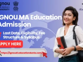 IGNOU MA Education Admission