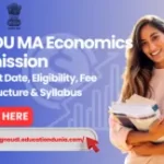 IGNOU MA Economics Admission