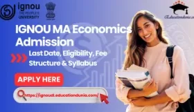 IGNOU MA Economics Admission