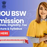 IGNOU BSW Admission