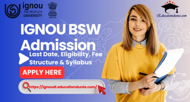 IGNOU BSW Admission