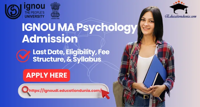 IGNOU MA Psychology Admission
