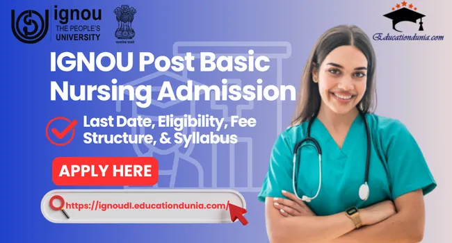 IGNOU Post Basic Nursing Admission