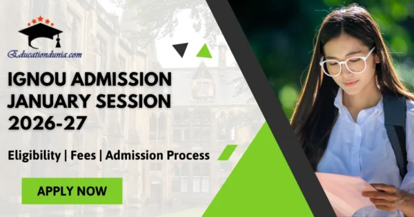 IGNOU Admission January Session